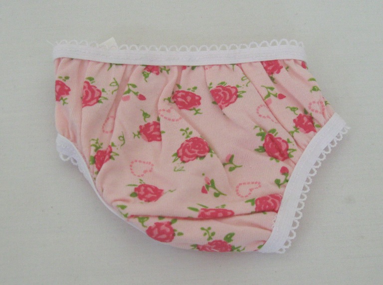 Pink Floral Cotton Underpant
