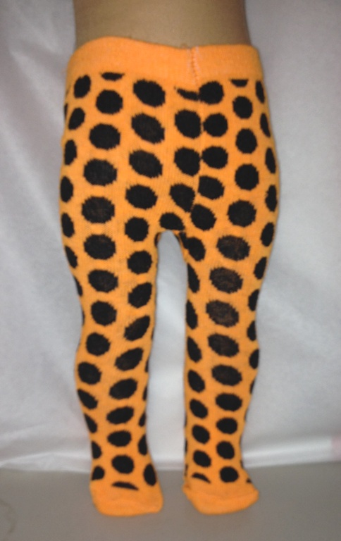 Orange and Brown Spot Tights
